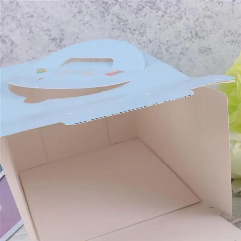 12pc 4 Inch Portable Cheese Cake Box Cute Unicorn Paper Candy Container DIY Gift Base Sweet Case Birthday Party Supplies | Дом и сад