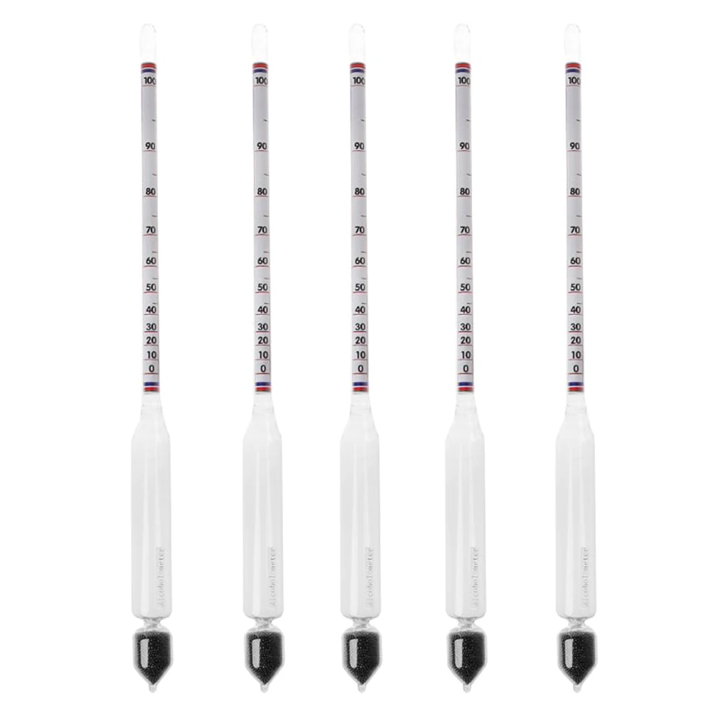 Новинка 5 шт. гидрометр тестер винтажные инструменты Ареометр спиртометр