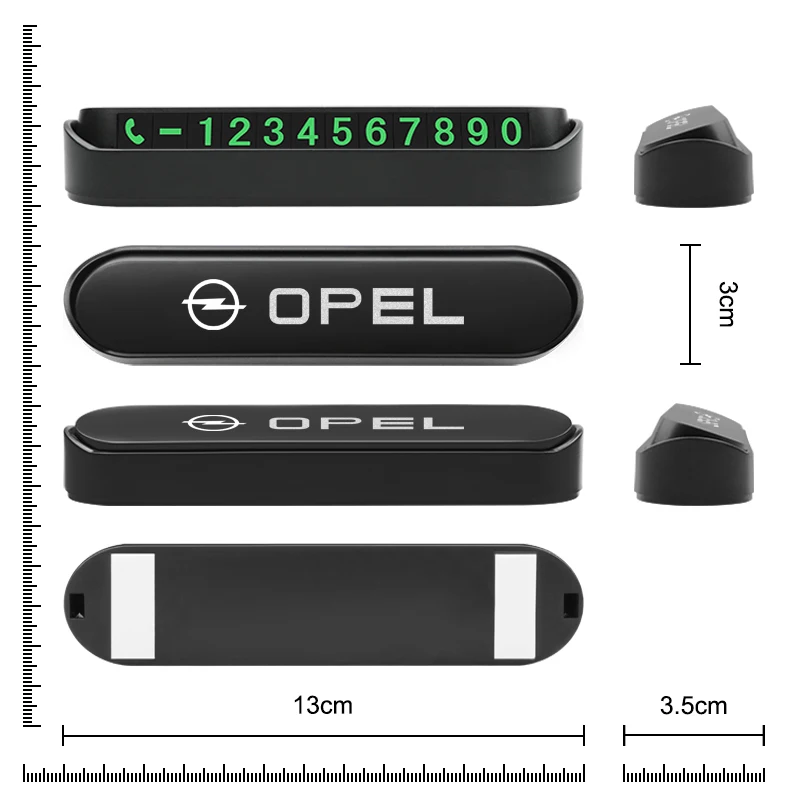 Автомобильный Стайлинг карточка с телефоном для временной парковки номерные
