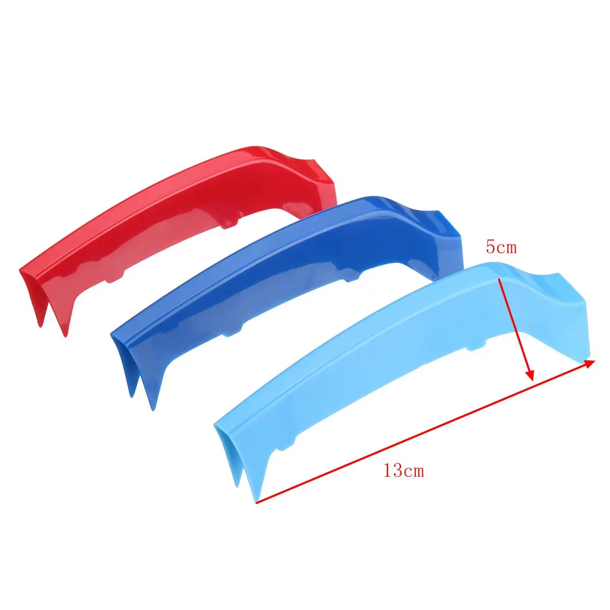 3 шт. Трехцветная Пластиковая передняя Центральная решетка радиатора для BMW 4