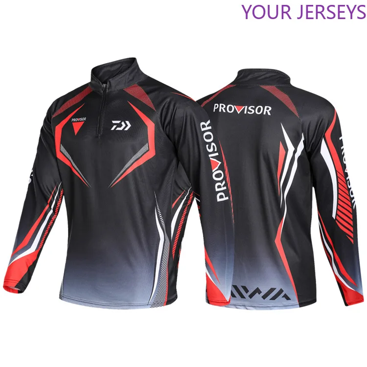 Летняя одежда для рыбалки Daiwa DAWA с длинным рукавом Солнцезащитная дышащая