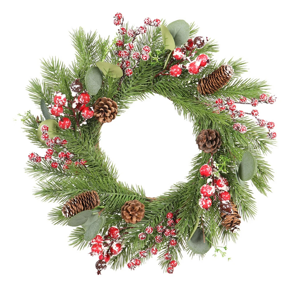 

Christmas Wreath Front Door Decorations Garland Winter Hanging Ornaments 2020 Xmas Hanging For Home Decoration 40a Trusted