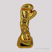 new boxing gloves trophy resin crafts boxing commemorative gifts home decoration boxing awards supplies universal trophies