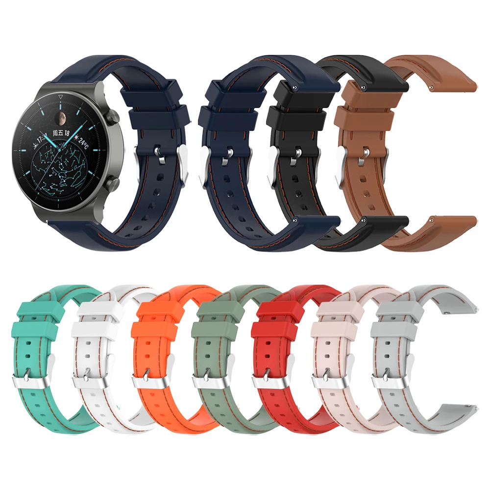 Силиконовый ремешок для HUAWEI WATCH GT 2 Pro GT2 сменный Браслет наручных часов Honor GS Pro/Watch