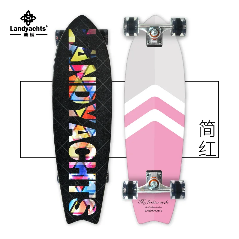 

Off Road Beginner Skateboard Teenager Land Surfboard Skates Street Brushing Skateboard Thrasher Gyroroue Sports Equipment BI50SB