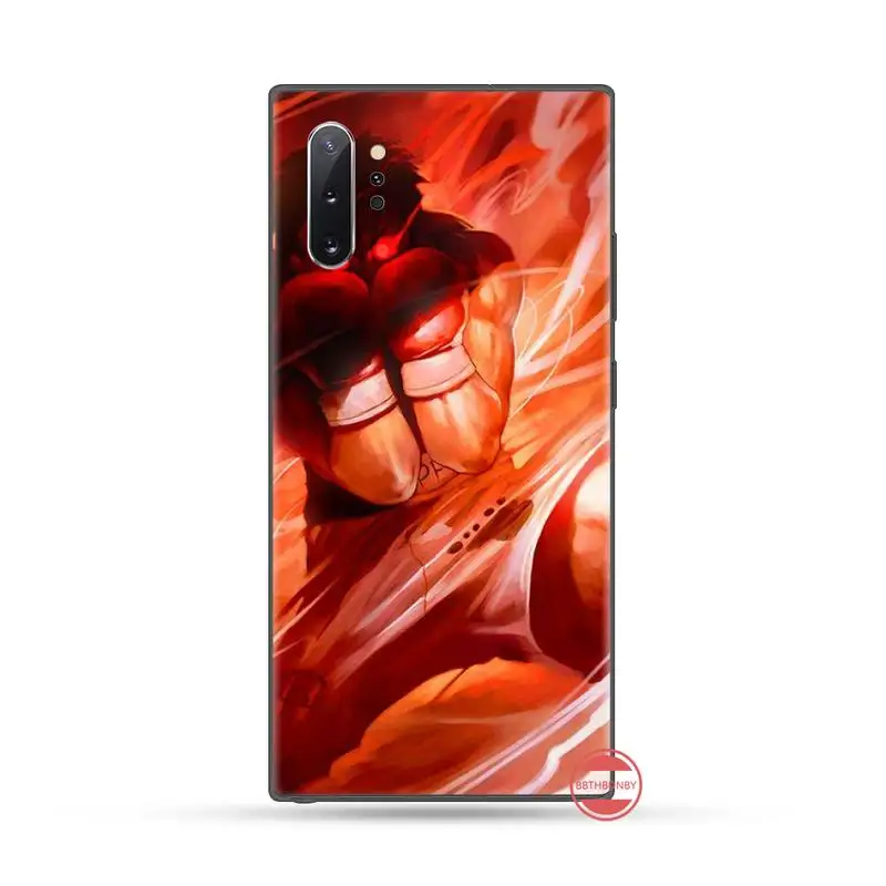 

Hajime no ippo Phone Case For Samsung galaxy S 7 8 9 10 20 edge A 6 10 20 30 50 51 70 note 10 plus