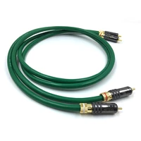 colleimage 2328 hifi silver plated 2rca cable high quality 6n ofc hifi rca male to male audio cable