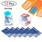 12 шт. Сменные гелевые подушечки ABS EMS стимулятор мышц живота гидрогелевые накладки для фитнеса для живота массажные наклейки для машины