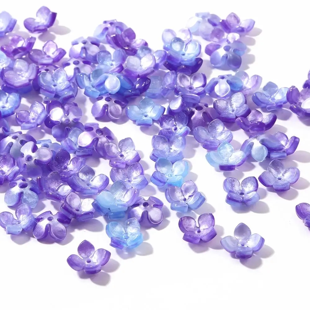 14 мм 1. 5 лепестки лэмпворк бусины Подвески стеклянные DIY браслет ожерелье для