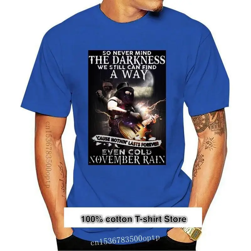 

Camiseta de Metal para hombre, camisa de música Gun and Rose Rock, nueva