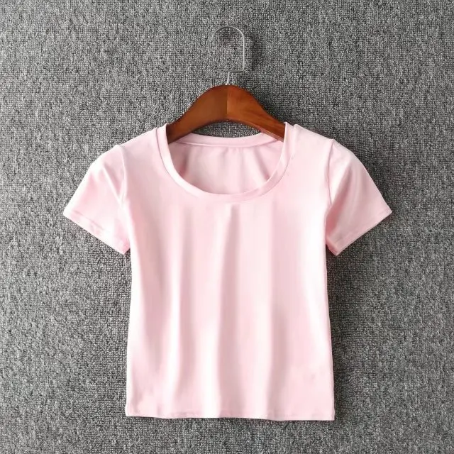 

2020 Short Sleeve Top Women Shirt Lady