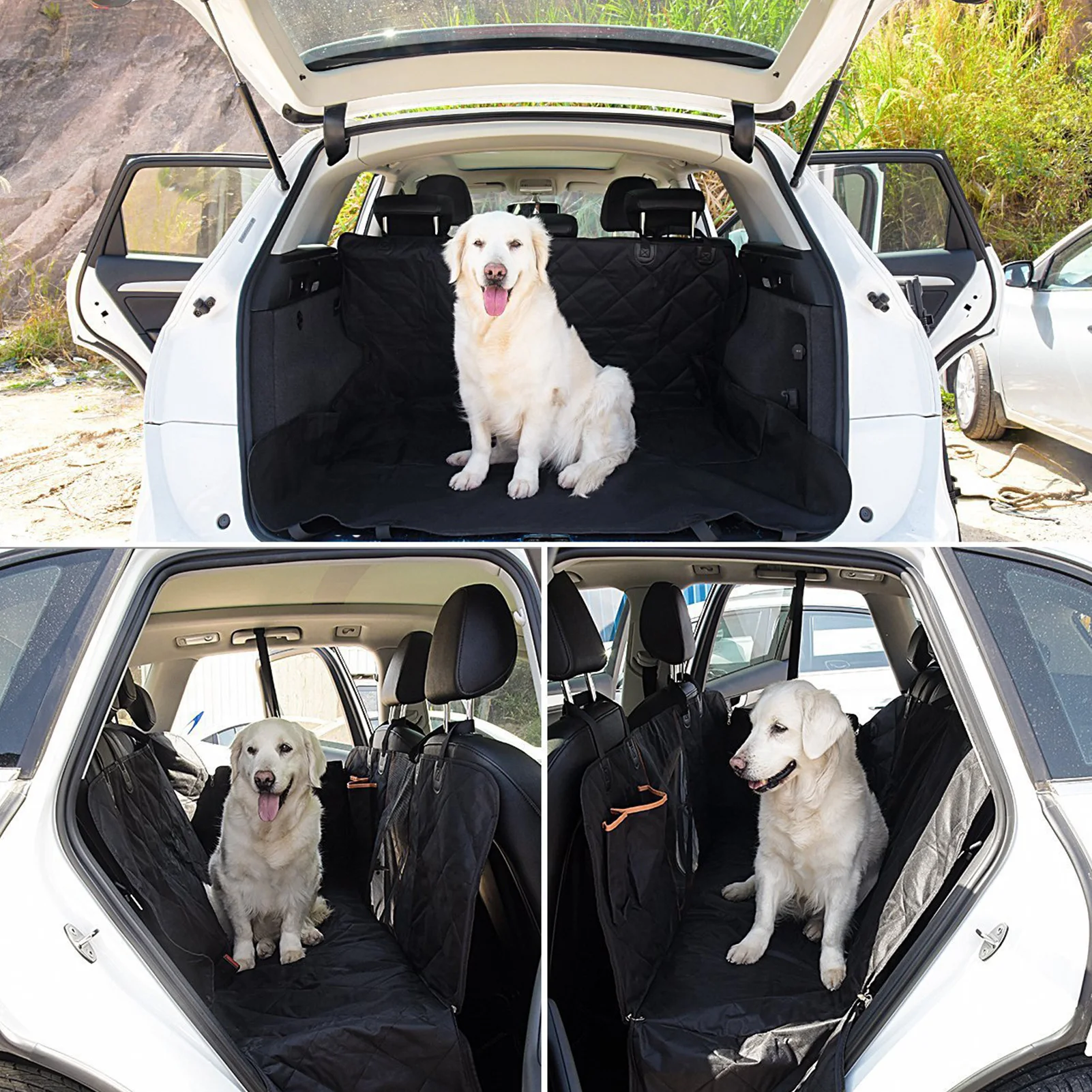 Comprare Coprisedile Per Auto Per Cani 100% Impermeabile Pet Dog Travel Mat Mesh Dog Carrier Car Amaca Cuscino Protector Con Cerniera E Tasca