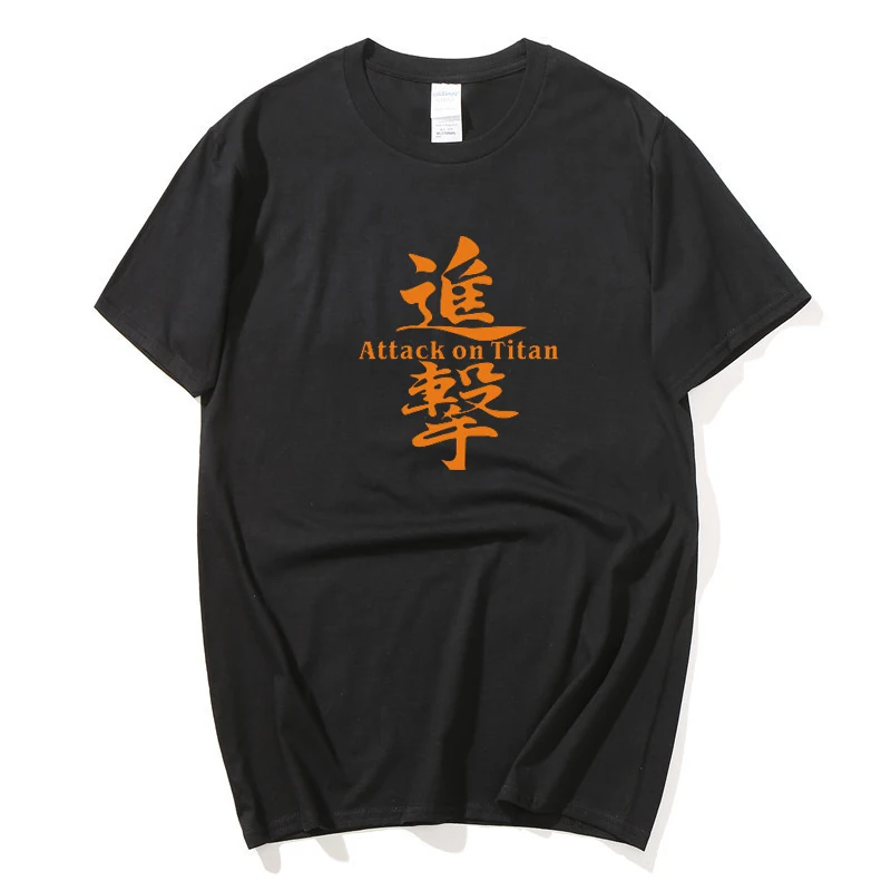 

Japanese Anime T Shirt Scouting Legion Clothes Shingeki No Kyojin Tee Shirt Attack On Titan Giant short-sleeve T-shir Men Women