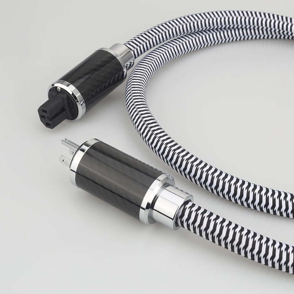Кабель питания Audiophile AC с разъемом из углеродного волокна hifi кабель питания|audiophile