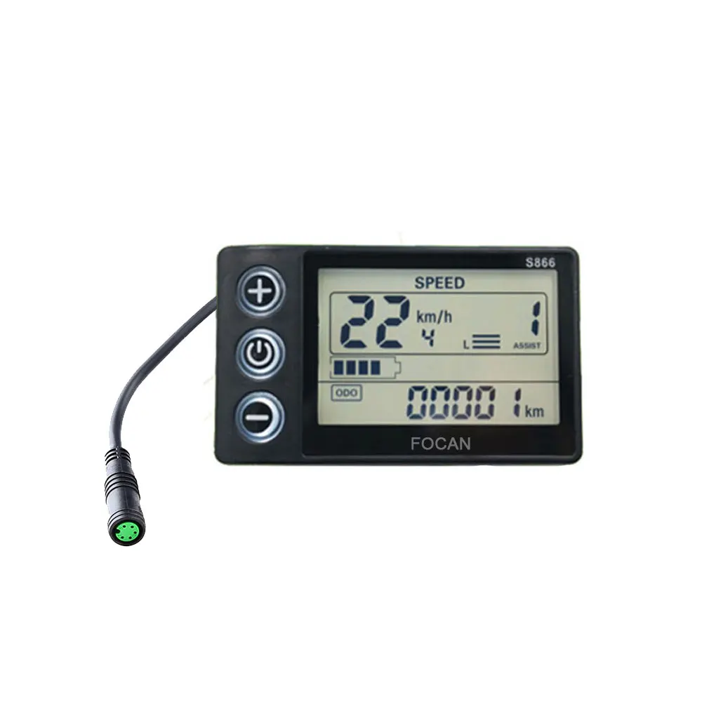 Водонепроницаемый ЖК дисплей S866 панельная панель управления для электрического