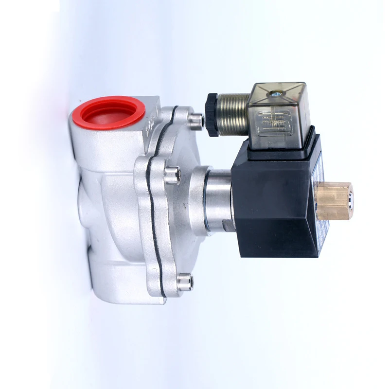 2W-400-40B нержавеющая сталь DN40 1,5 дюймов Электрический электромагнитный клапан для воды 110v 220v 24v 110v