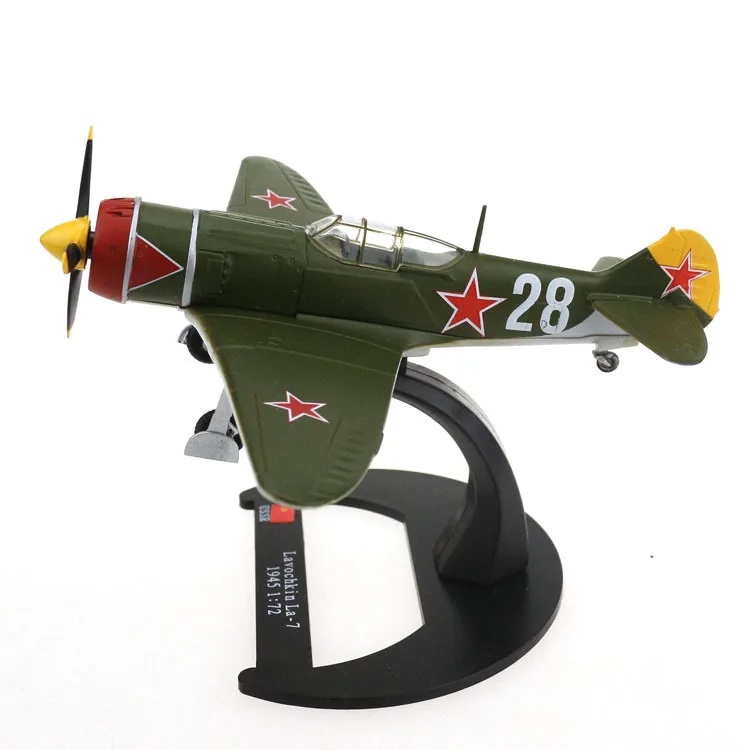 AVIONES 1/72 масштаб Второй мировой войны советские воздушные силы LAWOCZKIN LA-7 боец литой металлический самолет модель игрушка для коллекции, подарок