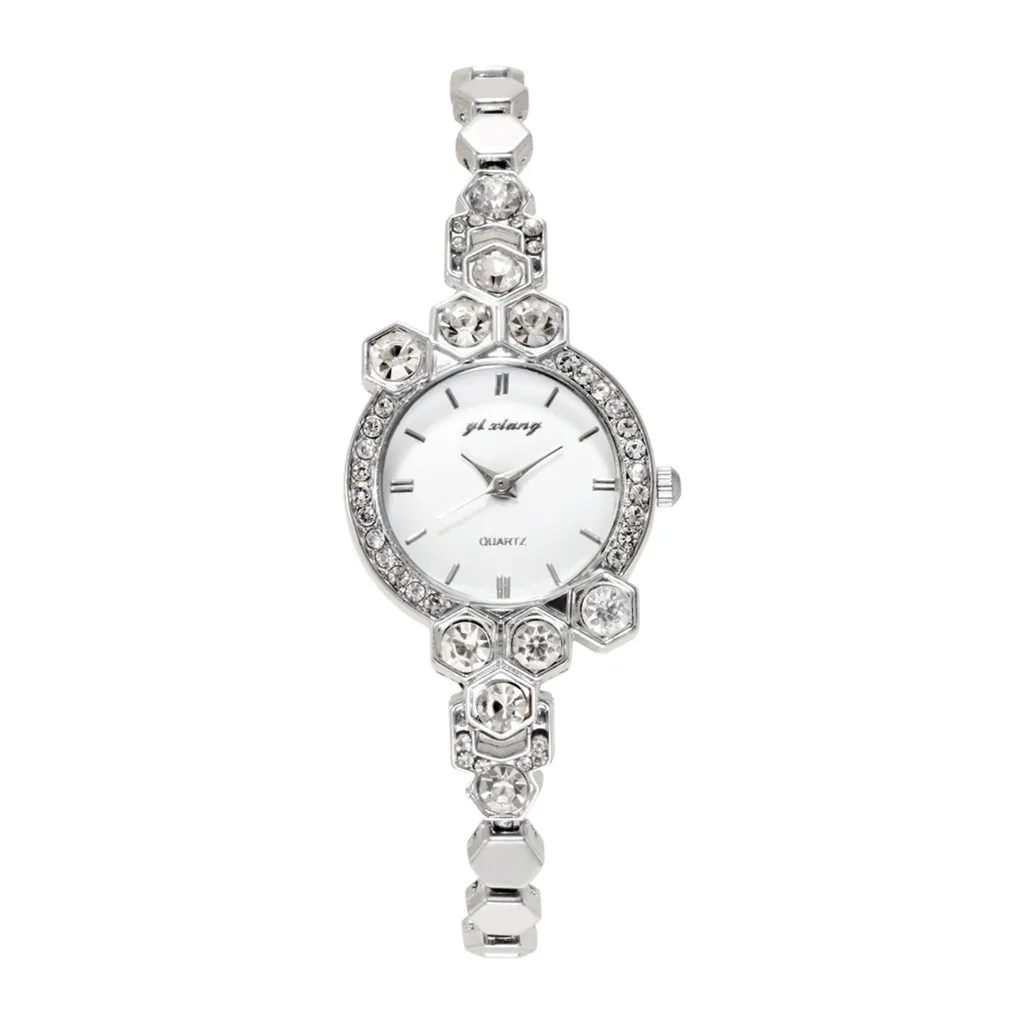 

Relogio Fashion Dial Inlaid With Stainless Steel Wristwatch For WomenS Quartz Watch Gift Wristwatch Clock Reloj Mujer Relogio