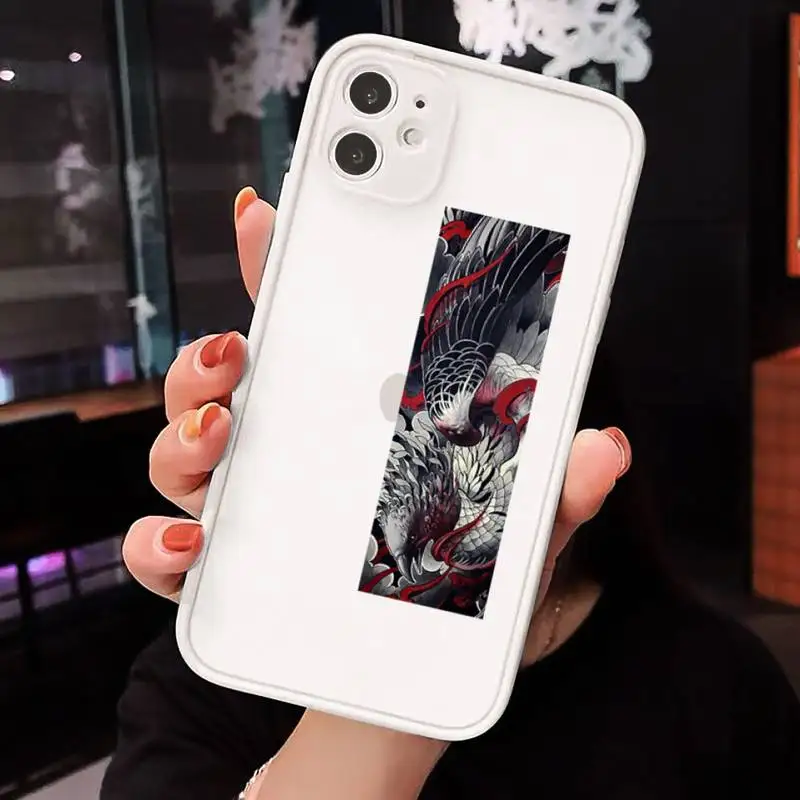 

Ferocious Beast dragon tiger Phone Case matte transparent For iphone 7 8 11 12 plus mini x xs xr pro max cover