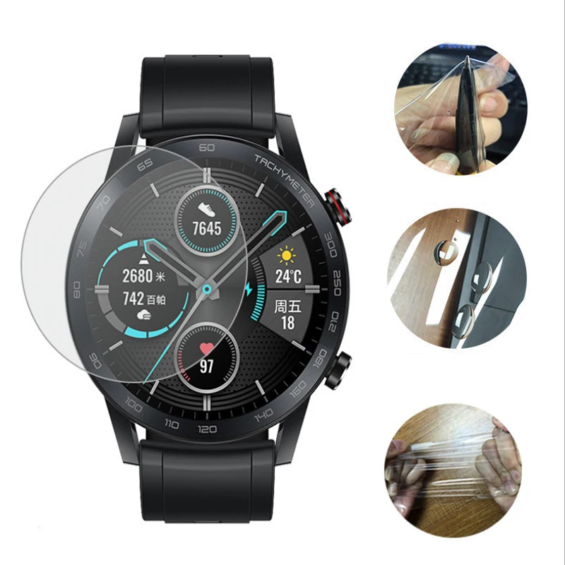 

Закаленное стекло с защитой от царапин для Huawei Honor Watch Magic 2, Взрывозащищенная защитная пленка для экрана 46 мм, 3 Х5 шт.