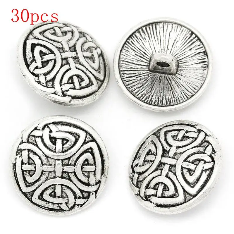 30 шт. металлические пуговицы для одежды 17 мм|Пуговицы| |