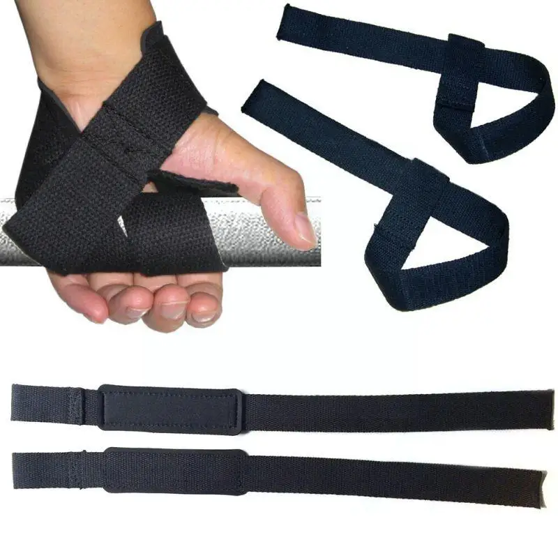 

Weight Lifting Wrist Support Strap Wrap Bodybuilding Wraps Grip Straps Protect Support Cotton Hand F5Y6