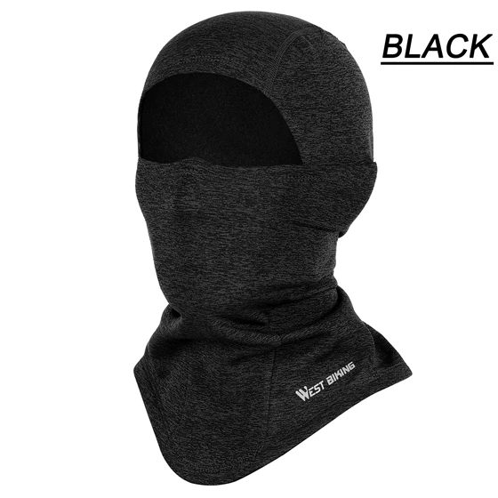 Dark Gray A WEST BIKING, Зимняя Маска для лица, шарф, Теплая Лыжная маска для сноуборда, велосипеда, маска для бега, рыбалки, шеи, теплая спортивная Балаклава, шлем шляпа Кепка - Цвет: Dark Gray A