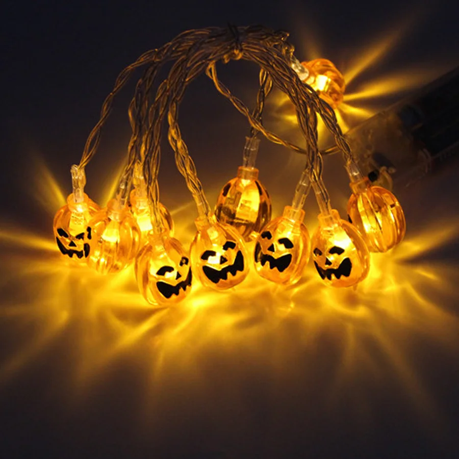 

New style led pumpkin lantern string led decorations for HalloweenA257