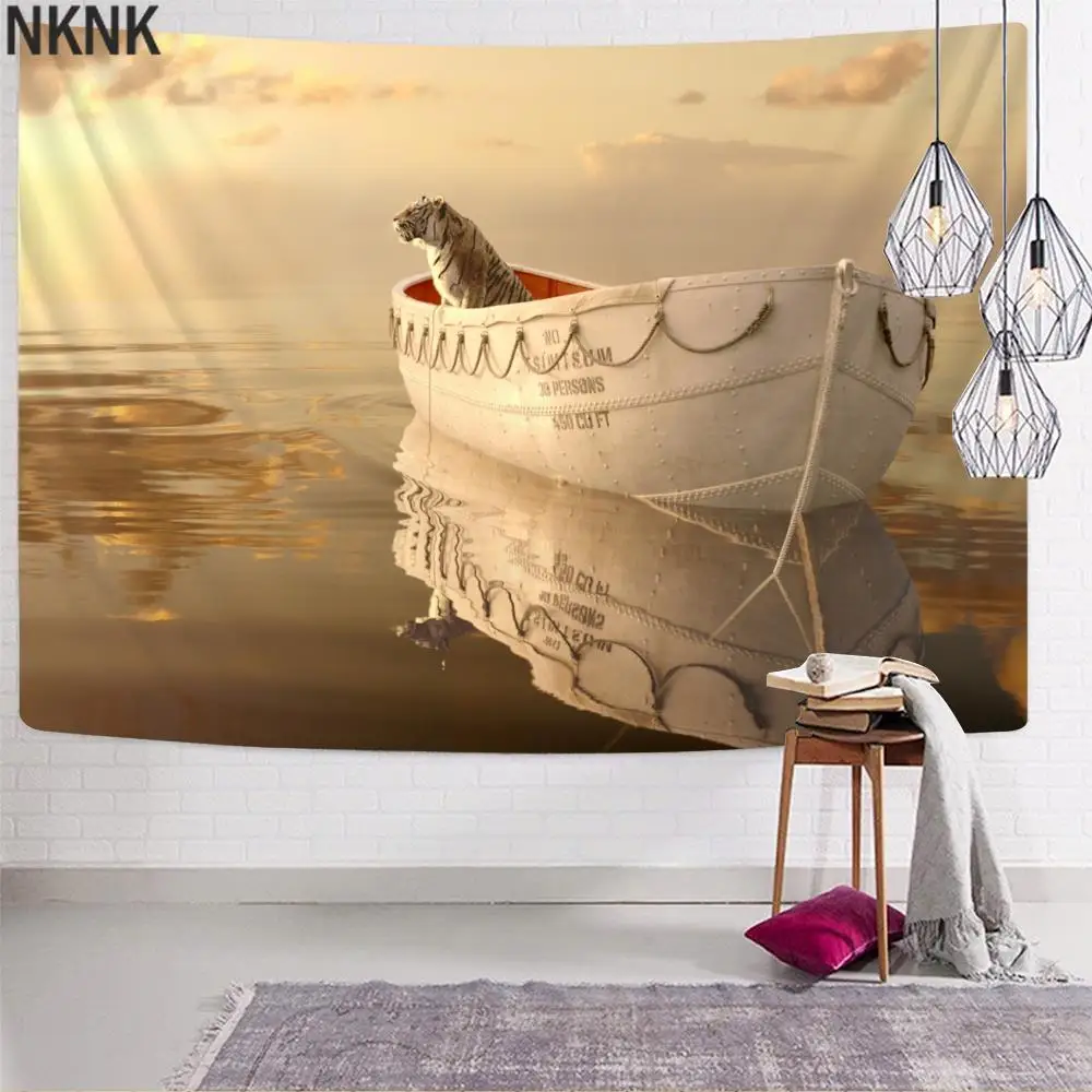 Настенный гобелен с животными для дома высокое качество Забавный |