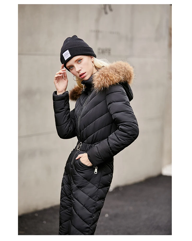 New Women Ski jacket and Pant Ski suits Females Jumpsuit Women Snowboard Waterproof Overall Russia