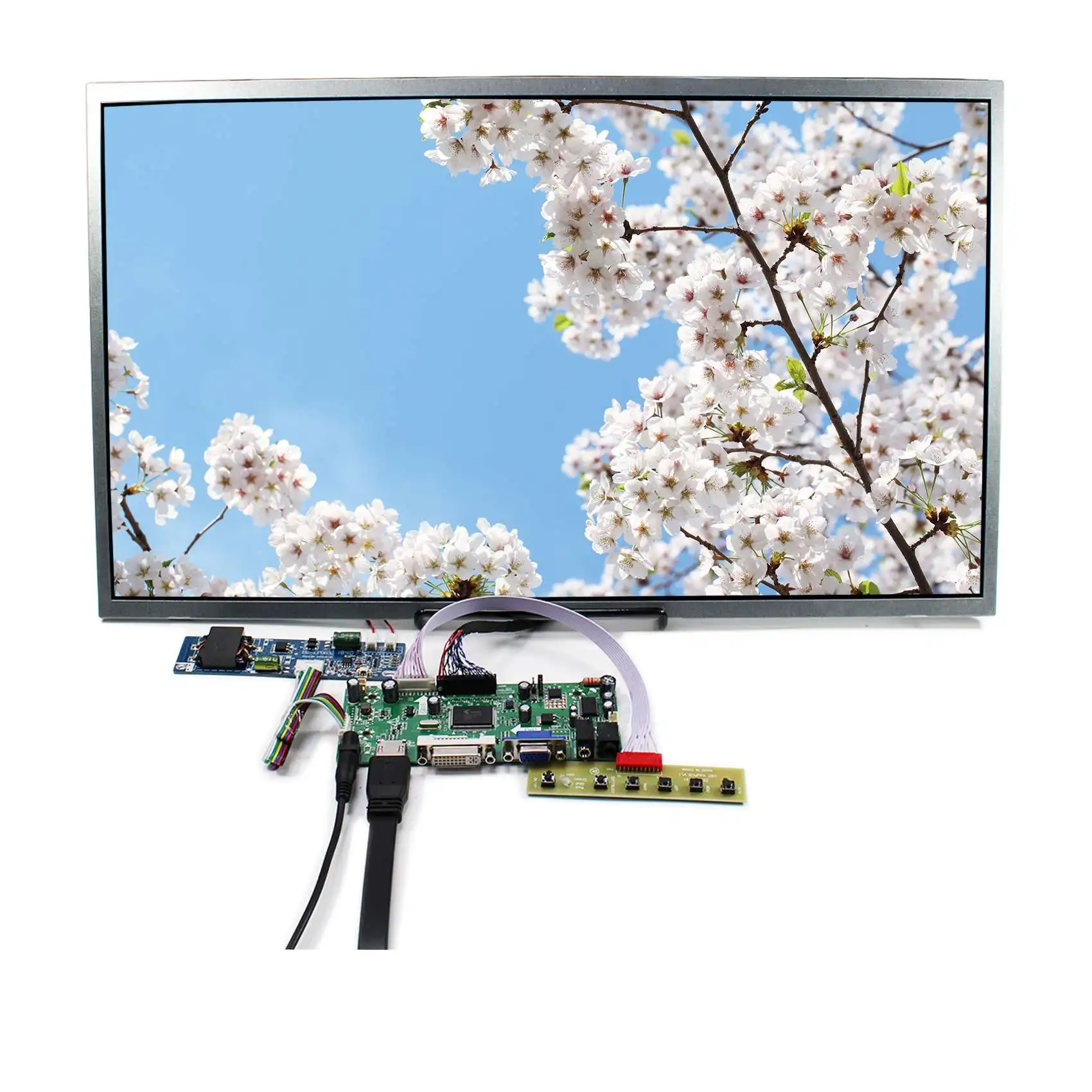 21.5inch 1920x1080 High Brightness for Sunlight Readable Outdoor LCD Screen with Controller Board kit |