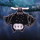 Эмалированная заколка для Хэллоуина в виде совы, Бу, летучей мыши, звездная ночь, небесные звезды, спиртовое животное, Орел, совы, значок