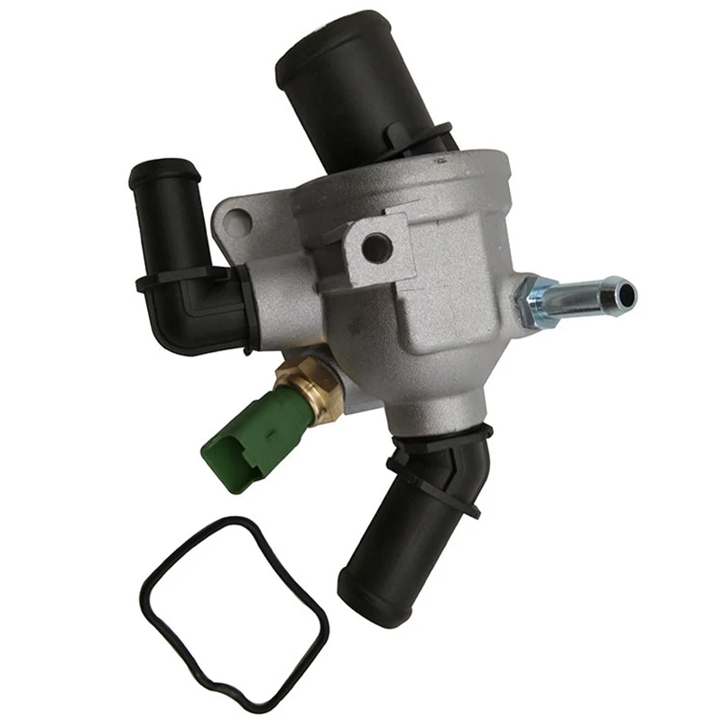 Двигатель охлаждающей жидкости на выходе термостат с корпусом в сборе для Opel