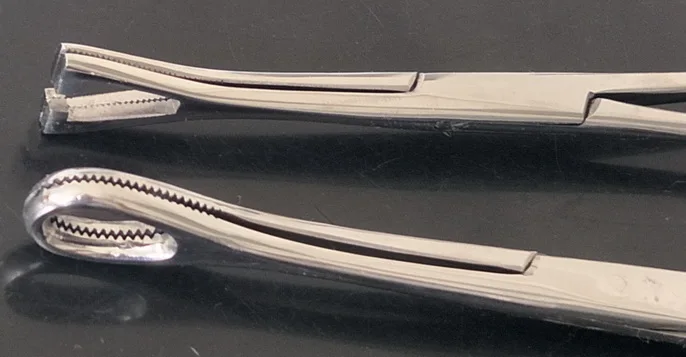 2 шт. хирургические стальные зажимные плоскогубцы для открытия шариковых зажимов