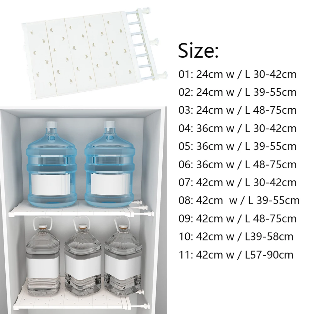kitchen adjustable wardrobe storage rack closet extendable sliding organizer shelf wall mounted shelves cabinet bathroom holder free global shipping