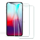 Защитное стекло для iPhone XR, X, XS, 11, 12 Pro Max, mini, 6, 6s, 7, 8 Plus, 5, 5s, SE 2020, 2 шт.