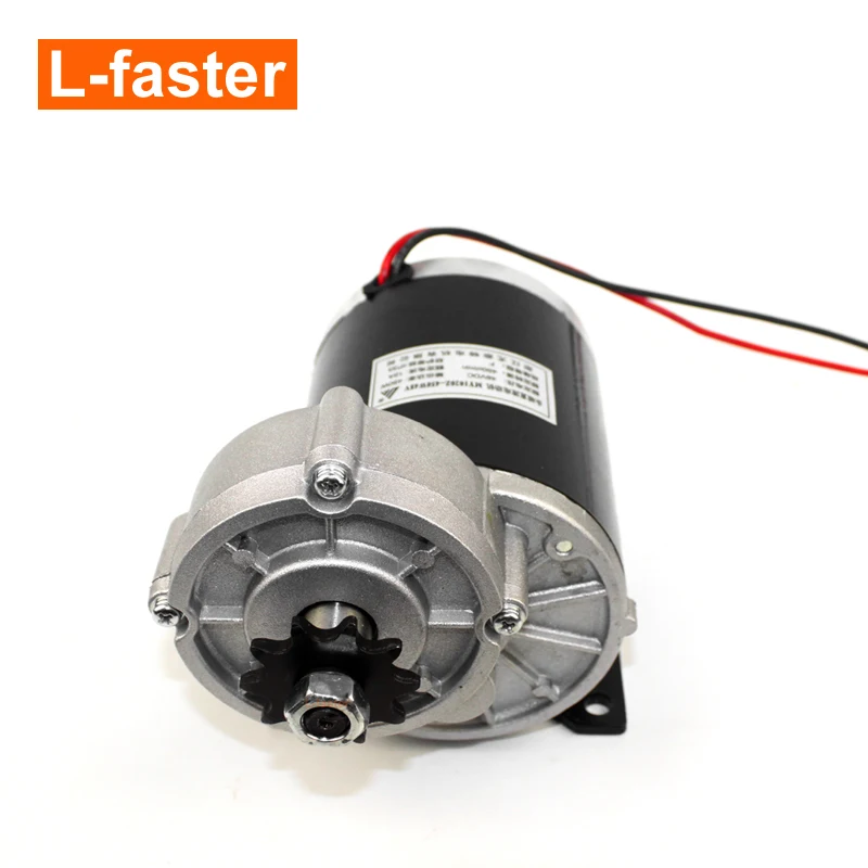 24В 36В 48В 450Вт 600Вт Электрический редукторный мотор с высоким крутящим моментом и мощным щеточным контроллером для электрического велопеда-тришоу