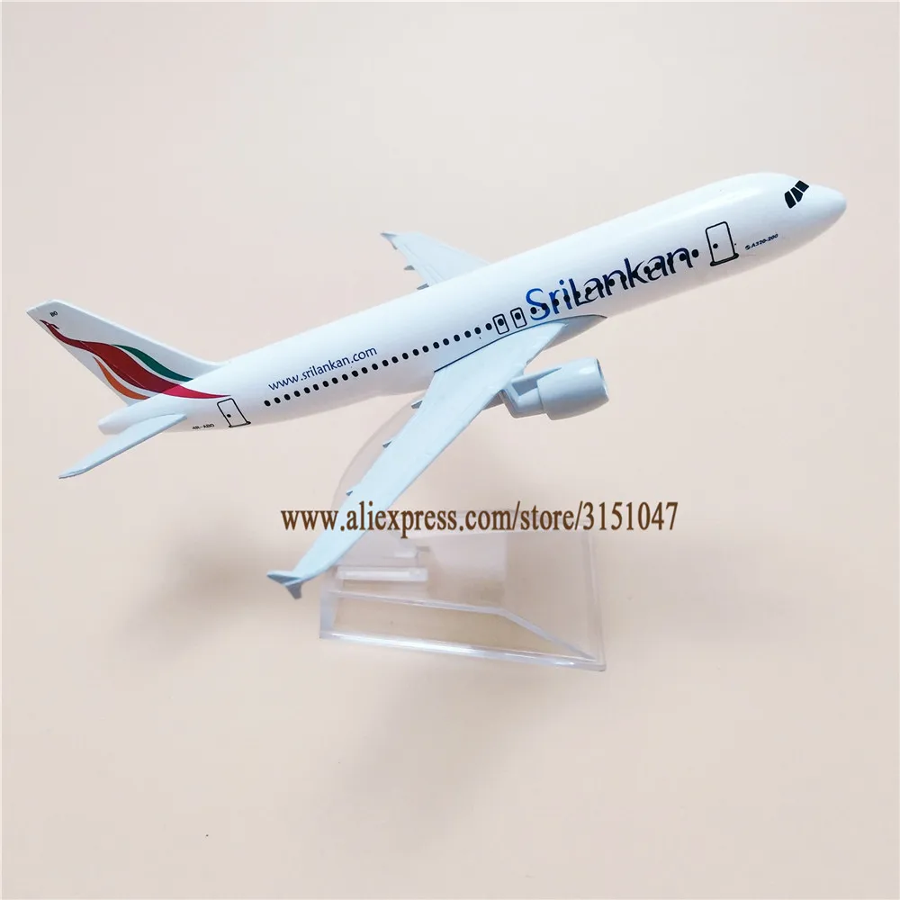 Новинка авиамодель авиакомпании srilang Airlines модель самолета из сплава 320 A320