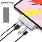USB C Hub Mobile Pro адаптер для планшета 2020 iPad с зарядкой USB 3,0 3,5 мм AUX разъем для Наушников HDMI-совместим для ноутбука
