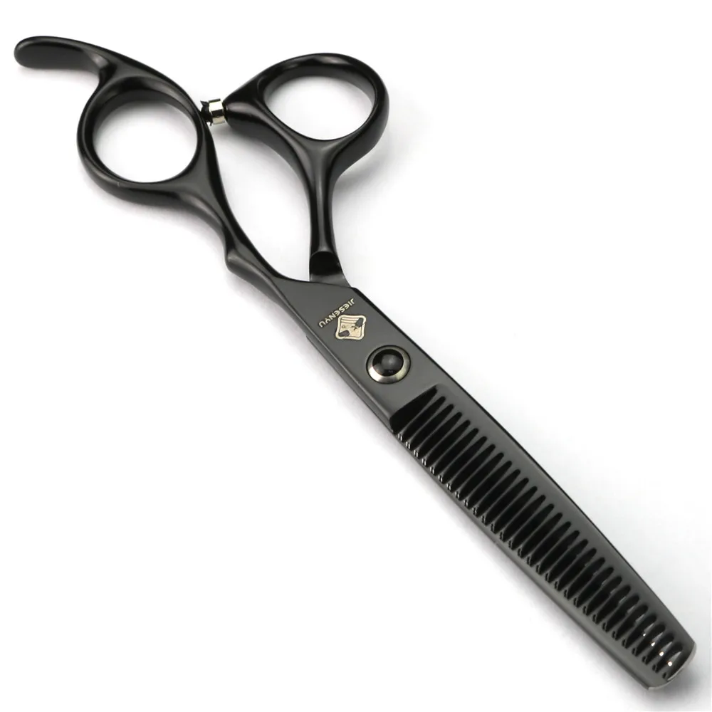 

6.0 inch high-grade black simple hairdressing scissors hair stylist must-have set affordable hair care tools