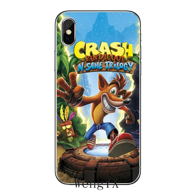 Soft Cover Case For Xiaomi Redmi Note 7 6 6A 5A 4 4A 3 pro S2 5 plus 4x Pocophone F1 Crash Bandicoot | Мобильные телефоны и