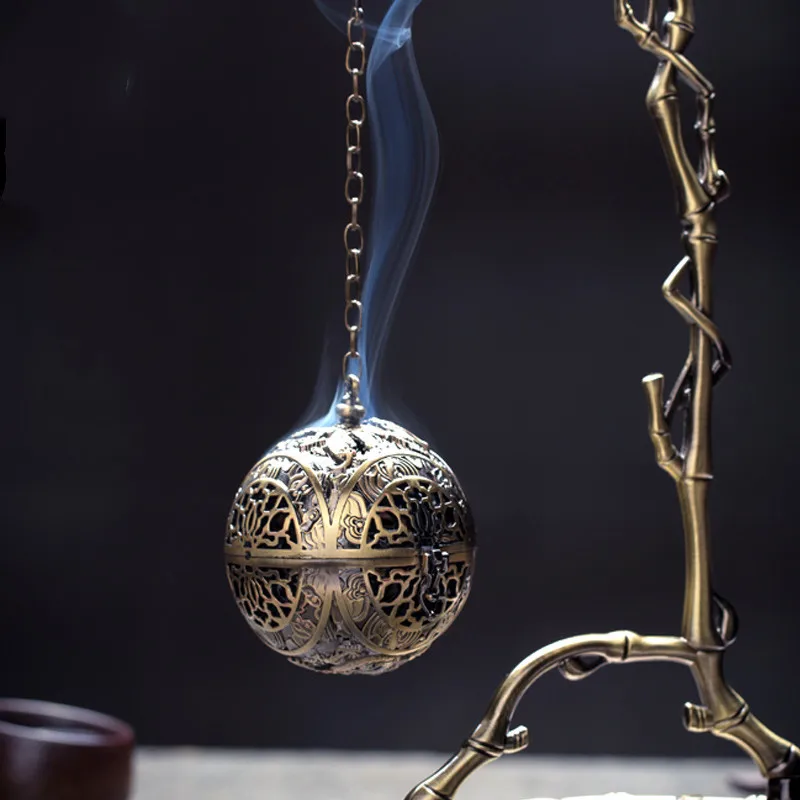 Креативная антикварная подвесная горелка с драконом металлическая катушка