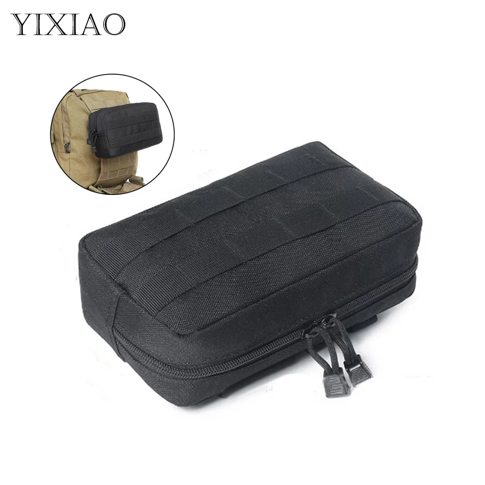 

YIXIAO Outdoor Tactical Molle Hunting Tool Bags Military 1000D Hiking Camping First Aid Kits Bags EDC Tool Storage Pouch