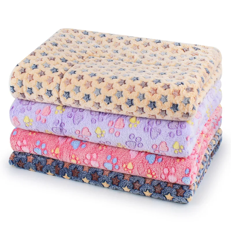 

Super Thickened Soft Flannel Pet Mat Dog Bed Cat Mat Family Mat Suitable for Medium and Small Pets Keep Warm Breathable Washable