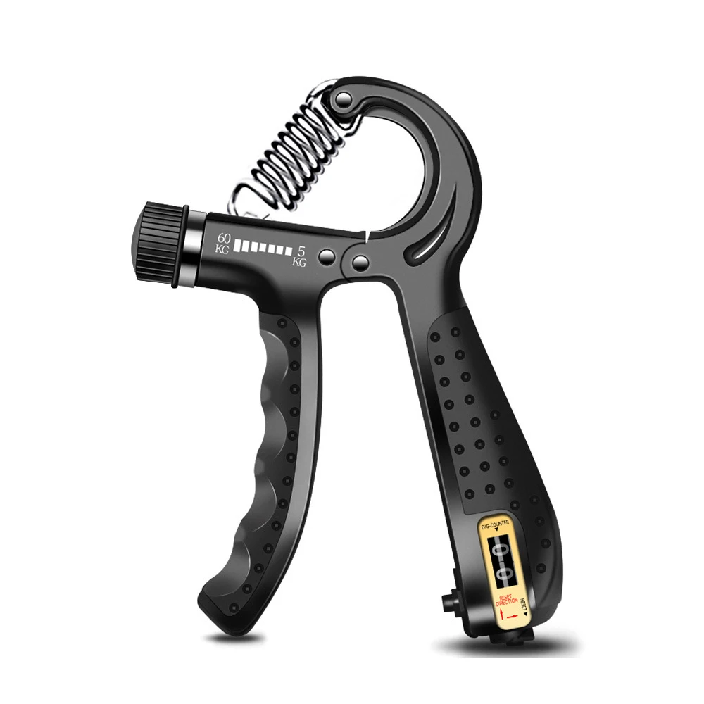 

Регулируемая ручка для измерения силы пальца, электронный ручной захват для подсчета, Мужская силовая тренировка рук, домашний фитнес
