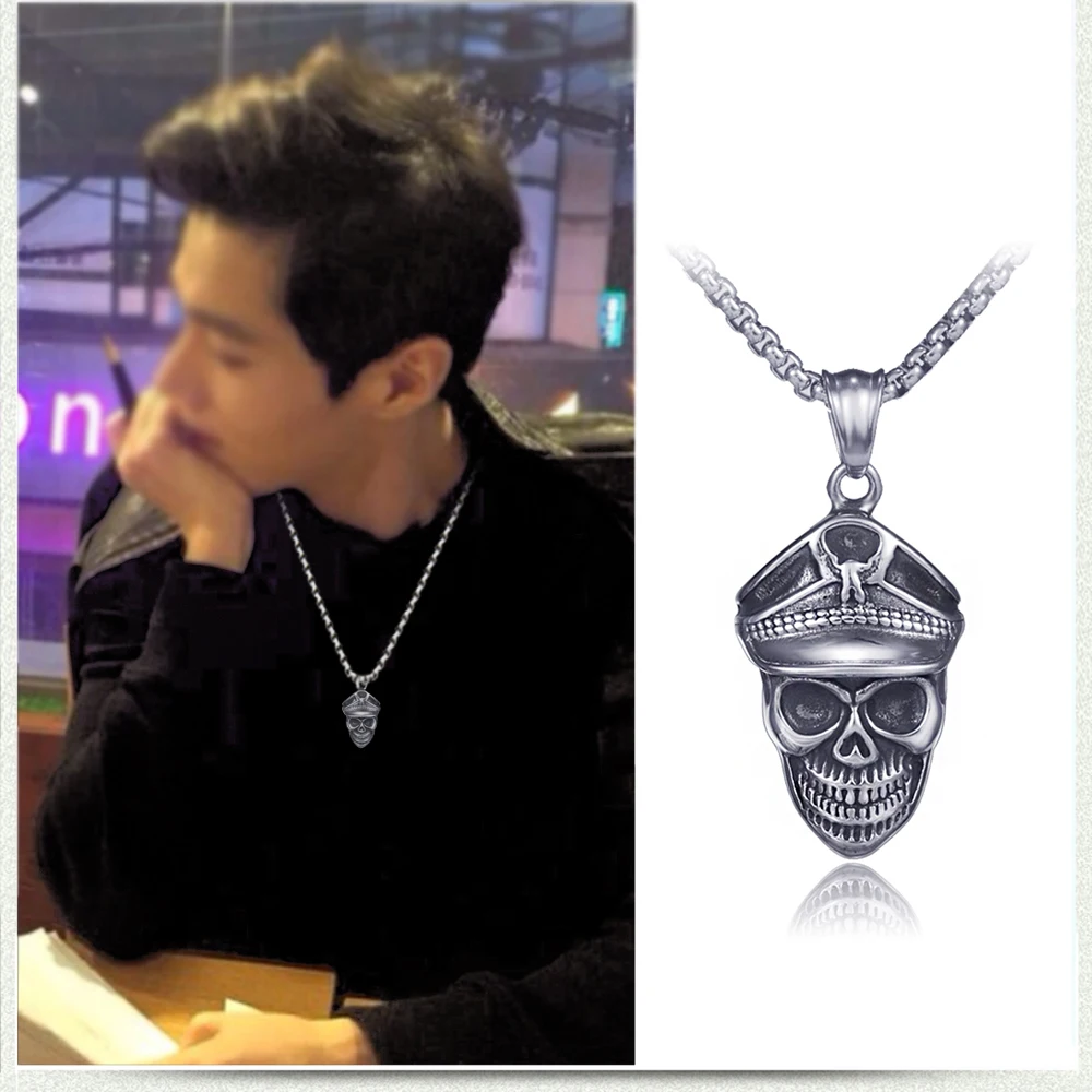 Винтажная бижутерия из нержавеющей стали в стиле хип хоп модель 2020 стильное