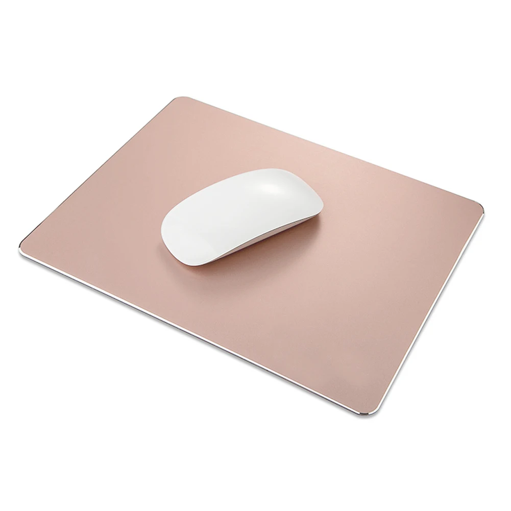 

Aluminum Gaming Mouse Pad Non Slip Rubber Base for Macbook Computers Laptops 26*20cm