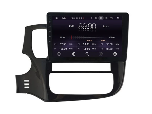 Совершенно новый автомобильный Android 10 0 gps 2.5D Взрывозащищенный экран для Mitsubishi