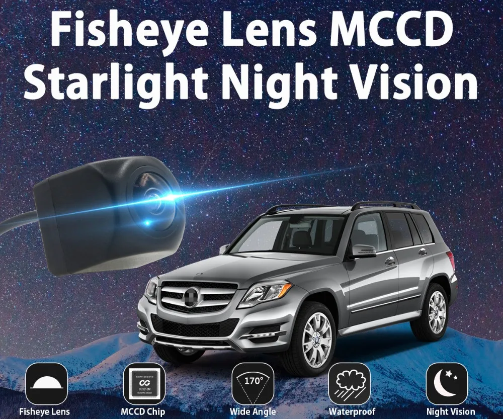 Fisheye 1080P MCCD Car Parking Rear View Camera Night Vision Reverse For Land Rover Freelander Discovery 2/LR3 | Автомобили и