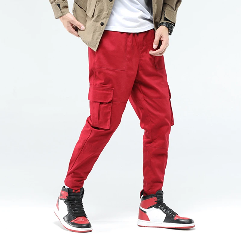 

Spring New Men Casual Pants Men's Trend Wild Japanese Autumn Winter Men Pants Hip Hop Harem Jogger Thicken Male Trousers Mens Jo